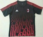AC Milan Zebra 2016-17 Black Red Training Shirt