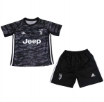 Kids Juventus 2019-20 Goalkeeper Soccer Kit(Jersey+Shorts)