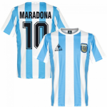 1986 Argentina Retro Home #10 MARADONA Soccer Shirt Jersey