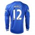 13-14 Chelsea #12 MIKEL Home Long Sleeve Jersey Shirt