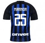 18-19 INTER MILAN MIRANDA #25 HOME SOCCER JERSEY SHIRT