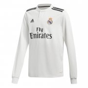 Real Madrid Home 2018/19 LS Black Soccer Jersey Shirt