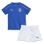 Kids Italy Euro 2016 Home Soccer Kit(Shirt+Shorts)