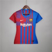 Barcelona 21-22 Soccer Kit Home Blue Women's Soccer Jersey Football Shirt