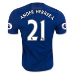 Manchester United Away 2016-17 ANDER HERRERA 21 Soccer Jersey Shirt