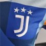 Kids Juventus 22/23 Fourth Blue&Orange Football Kit Soccer Kit (Jersey+Shorts)