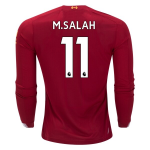 Mohamed Salah Liverpool Home LS 2019-20 Soccer Jersey Shirt