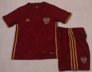 Kids Russia Euro 2016 Home Soccer Kit(Shirt+Shorts)