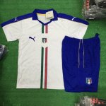 Kids Italy Euro 2016 Away Soccer Kit(Shirt+Shorts)