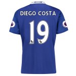 Chelsea Home 2016-17 DIEGO COSTA 19 Soccer Jersey Shirt