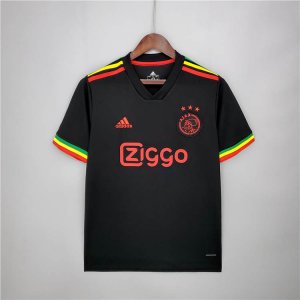 Ajax 21-22 Third Black Soccer Jersey Football Shirt