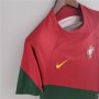 Portugal 2022 World Cup Home Red Soccer Jersey Football Shirt