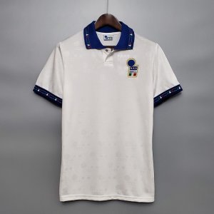 1994 Italy Away White Retro Soccer Jerseys Football Shirt