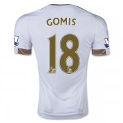 Swansea City 2015-16 Home Soccer Jersey GOMIS #18