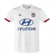 2019-20 Olympique Lyonnais Home White Soccer Jersey Shirt