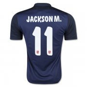 Atletico Madrid Away 2015-16 JACKSON M. #11 Soccer Jersey