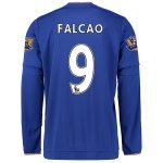 Chelsea LS Home 2015-16 FALCAO #9 Soccer Jersey