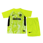 Kids Atletico Madrid 20-21 Third Green Soccer Kit(Shirt+Shorts)