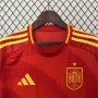 Spain UEFA Euro 2024 Home Red Soccer Jersey Football Shirt