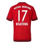 Bayern Munich 2015-16 Home BOATENG #17 Soccer Jersey