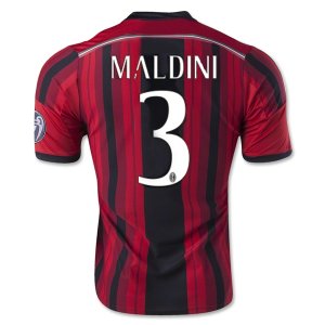 AC Milan 14/15 MALDINI #3 Home Soccer Jersey