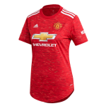 20-21 Manchester United Home Red Women‘s Soccer Jersey Shirt