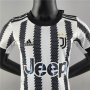 Kids Juventus 22/23 Home White&Black Football Kit Soccer Kit (Jersey+Shorts)