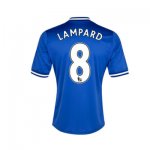 13-14 Chelsea #8 Lampard Blue Home Soccer Jersey Shirt