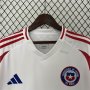 2024 Chile Away White&Red Soccer Jersey Football Shirt