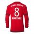 Bayern Munich LS Home 2015-16 MARTINEZ #8 Soccer Jersey