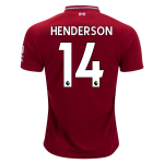 2018/19 Liverpool JORDAN HENDERSON #14 Soccer Jersey Shirt