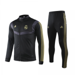 Real Madrid 19-20 Black High Neck Collar Training Kit