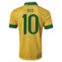 13/14 Brazil #10 Zico Yellow Home Jersey Shirt