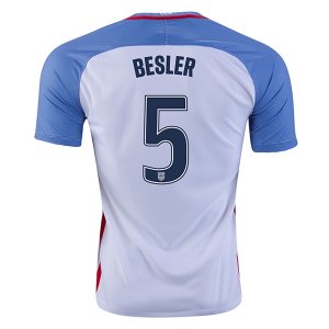 USA Home 2016 BESLER #5 Soccer Jersey