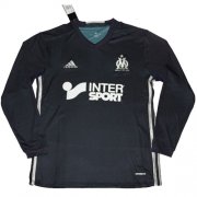 Cheap Olympique de Marseille Shirt LS Black Away 2016/17 Soccer Jersey Shirt