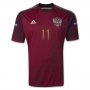 2014 Russia #11 KERZHAKOV Home Red Jersey Shirt