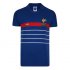 1984 France Blue Retro Soccer Jersey Shirt