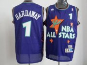 NBA 1995-1996 All-Star #1 Penny Hardaway Purple Swingman Jersey