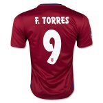 Atletico Madrid Home 2015-16 F. TORRES #9 Soccer Jersey