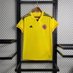 23/24 COLOMBIA HOME YELLOW SOCCER JERSEY FOOTBALL SHIRT