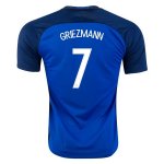 France Home 2016 GRIEZMANN #7 Soccer Jersey