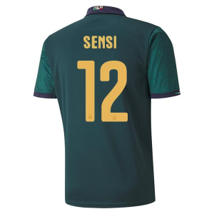 19-20 Italy Third Green #12 SENSI Soccer Jersey Shirt