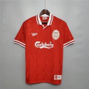 96/97 Liverpool Retro Red Soccer Jersey Football Shirt
