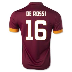 AS Roma 14/15 DE ROSSI #16 Home Soccer Jersey