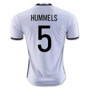 Germany Home 2016 HUMMELS #5 Soccer Jersey