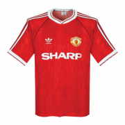 90-92 MANCHESTER UNITED HOME RED RETRO SOCCER JERSEY SHIRT