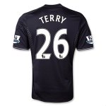 13-14 Chelsea #26 TERRY Black Away Soccer Jersey Shirt