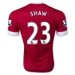 Manchester United Home 2015-16 SHAW #23 Soccer Jersey