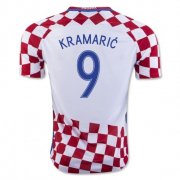 Croatia Home 2016 Kramaric 9 Soccer Jersey Shirt