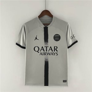 Paris Saint Germain 22/23 Away Grey PSG Soccer Jersey Football Shirt